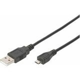 DIGITUS usb 2.0 Anschlusskabel, usb-a - micro USB-B, 1,8 m