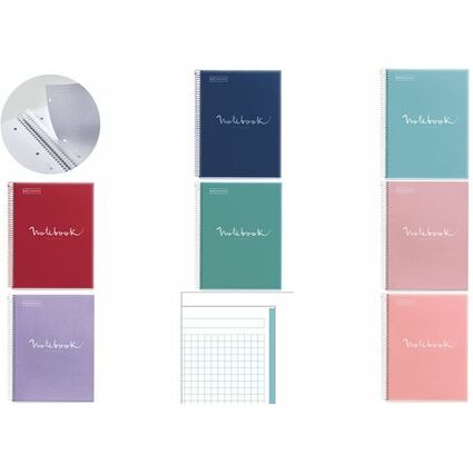 MIQUELRIUS Collegeblock "Notebook EMOTIONS", DIN A4, trkis