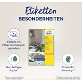 AVERY zweckform Universal-Etiketten, 105 x 37 mm, gelb