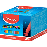 Maped wandtafelkreide COLOR'PEPS, rund, farbig sortiert