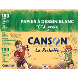 CANSON zeichenpapier "C"  Grain, 320 x 240 mm, 180 g/qm