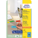 AVERY zweckform Stick&Lift Etiketten, 38,1 x 21,2 mm, blau