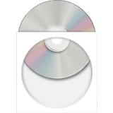 HERMA CD-/DVD-Papiertaschen, mit Fenster, wei