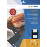 HERMA fotophan Sichthllen din A4, fr fotos 10 x 15 cm,quer