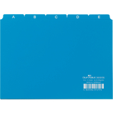 DURABLE karteiregister A - Z, PP, a5 quer, blau, 25-teilig