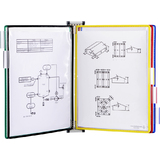 tarifold wandsichttafelsystem Metall, din A4, bestckt