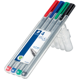 STAEDTLER fineliner triplus, 4er Etui