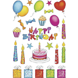 HERMA geschenke-sticker DECOR "Geburtstag", beglimmert