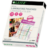 LEITZ Laminierfolientasche, din A6, glnzend, 250 mic