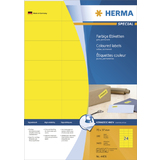 HERMA universal-etiketten SPECIAL, 70 x 37 mm, gelb