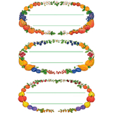 HERMA haushalts-etiketten Frchtekrnze, 76 x 35 mm, bunt