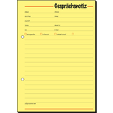 sigel Gesprchsnotizblock "Gesprchsnotiz", A5, 50 Blatt