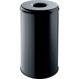 helit stahl-papierkorb "the guardian", 50 Liter, schwarz