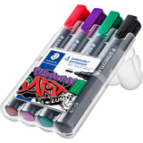 STAEDTLER lumocolor Permanent-Marker 352, 4er Etui