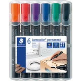 STAEDTLER lumocolor Permanent-Marker 352, 6er Etui