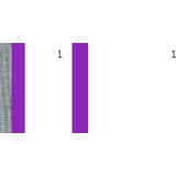 ELVE Bon-Block, violett, Mae: (B)135 x (H)60 mm