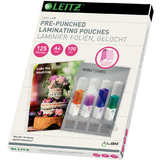 LEITZ Laminierfolientasche, din A4, Abheftlochung, 250 mic