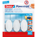 tesa powerstrips Haken small Oval, wei