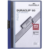 DURABLE klemmhefter DURACLIP original 60, din A4, dunkelblau