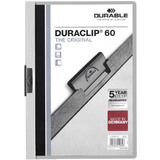 DURABLE klemmhefter DURACLIP original 60, din A4, grau