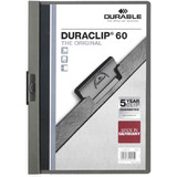 DURABLE klemmhefter DURACLIP original 60, din A4, anthrazit