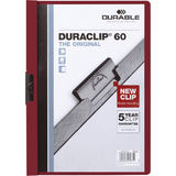 DURABLE klemmhefter DURACLIP original 60, din A4, aubergine