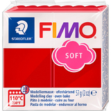 FIMO soft Modelliermasse, ofenhrtend, weihnachtsrot, 57 g