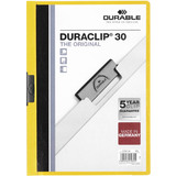 DURABLE klemmhefter DURACLIP original 30, din A4, gelb