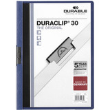 DURABLE klemmhefter DURACLIP original 30, din A4, dunkelblau