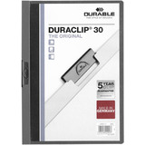 DURABLE klemmhefter DURACLIP original 30, din A4, anthrazit