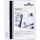 DURABLE schnellhefter DURAPLUS, din A4, wei, berbreit