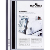 DURABLE schnellhefter DURAPLUS, din A4, grau, berbreit