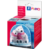 FIMO Schneekugel, rund, Durchmesser: 90 mm, Hhe: 75 mm