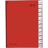 PAGNA pultordner Color, din A4, a - Z, 24 Fcher, rot