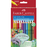 FABER-CASTELL dreikant-buntstifte Jumbo GRIP, 12er Etui