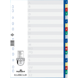 DURABLE Kunststoff-Register, A-Z, A4, PP, 20-teilig