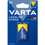 VARTA alkaline Batterie longlife Power, e-block (9V/6LR61)