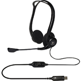 Logitech pc Headset 960 USB, schwarz, USB-Anschluss