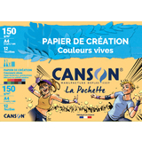 CANSON tonpapier in Sammelmappe, din A4, 150 g/qm