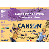 CANSON tonpapier in Sammelmappe, din A4, 150 g/qm