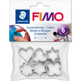 FIMO ausstechformen fr Modelliermasse, aus Metall, 6 Motive