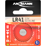 ANSMANN alkaline Knopfzelle "LR41", 1,5 volt (AG3)