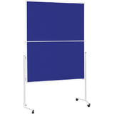 magnetoplan Moderationstafel, (B)1.200 x (H)1.500 mm, blau