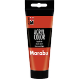 Marabu acrylfarbe Acryl Color, 100 ml, zinnoberrot 006