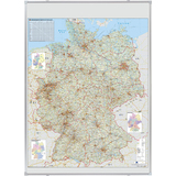 FRANKEN deutschland Straenkarte, magnethaftend