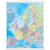 FRANKEN Europakarte, laminiert, 970 x 1.370 mm