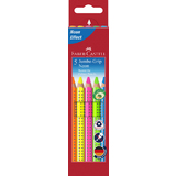 FABER-CASTELL dreikant-buntstifte Jumbo grip Neon, 5er Etui