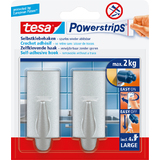 tesa powerstrips Haken large Trend, chrom