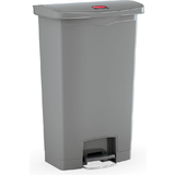 Rubbermaid tret-abfalleimer Slim Jim, 50 Liter, grau