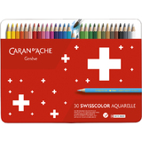 CARAN D'ACHE buntstifte Swisscolor Aquarelle,30er Metalletui